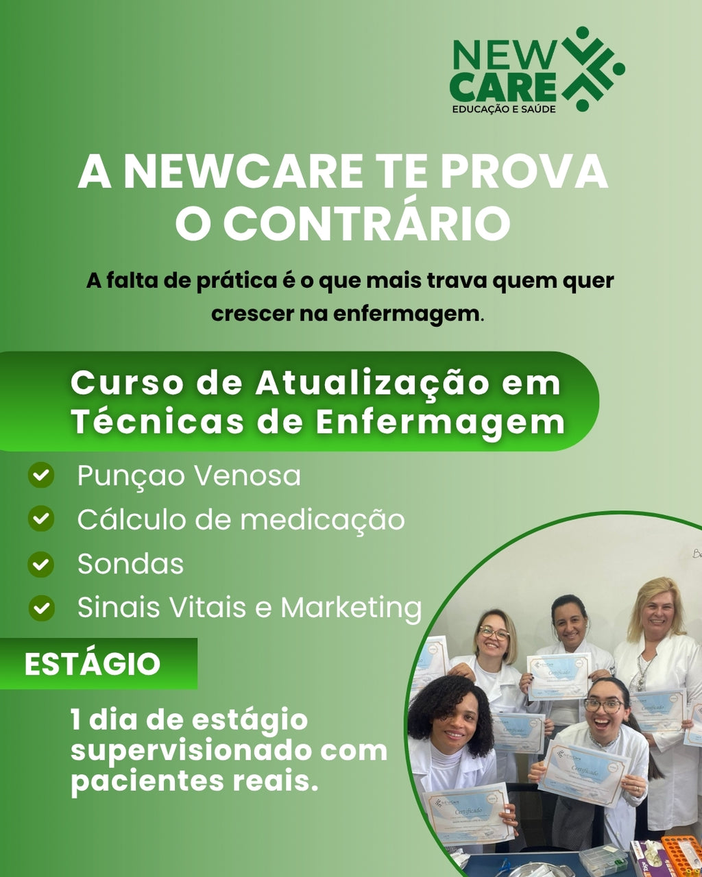 Curso PRESENCIAL de Atualização em Técnicas de Enfermagem