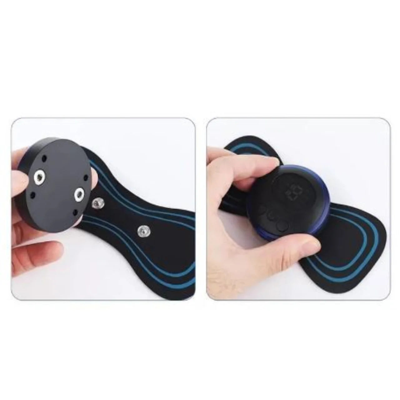 Mini Massageador Elétrico Portátil – Cervical EMS, Alívio de Dores no Pescoço e Corpo
