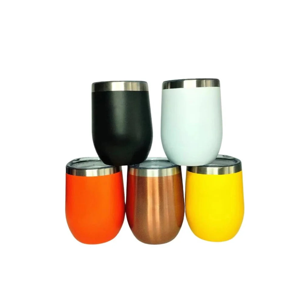 Copo Térmica Aledoria 350 mL – Inox com Tampa Acrílica Fosca