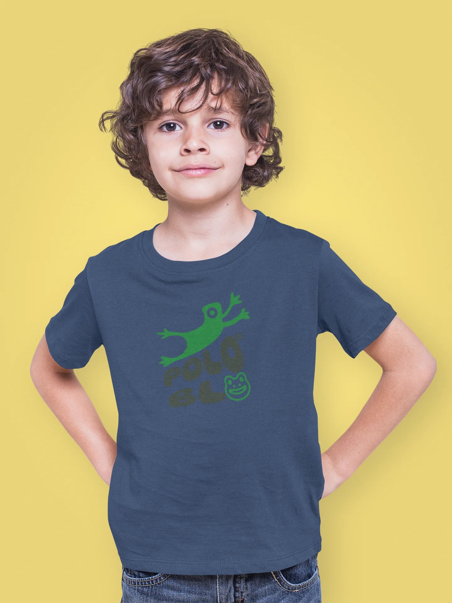 Camiseta Polo Infantil Masculina Blu – Malha de Algodão com Estampa, Tamanhos RN a GG