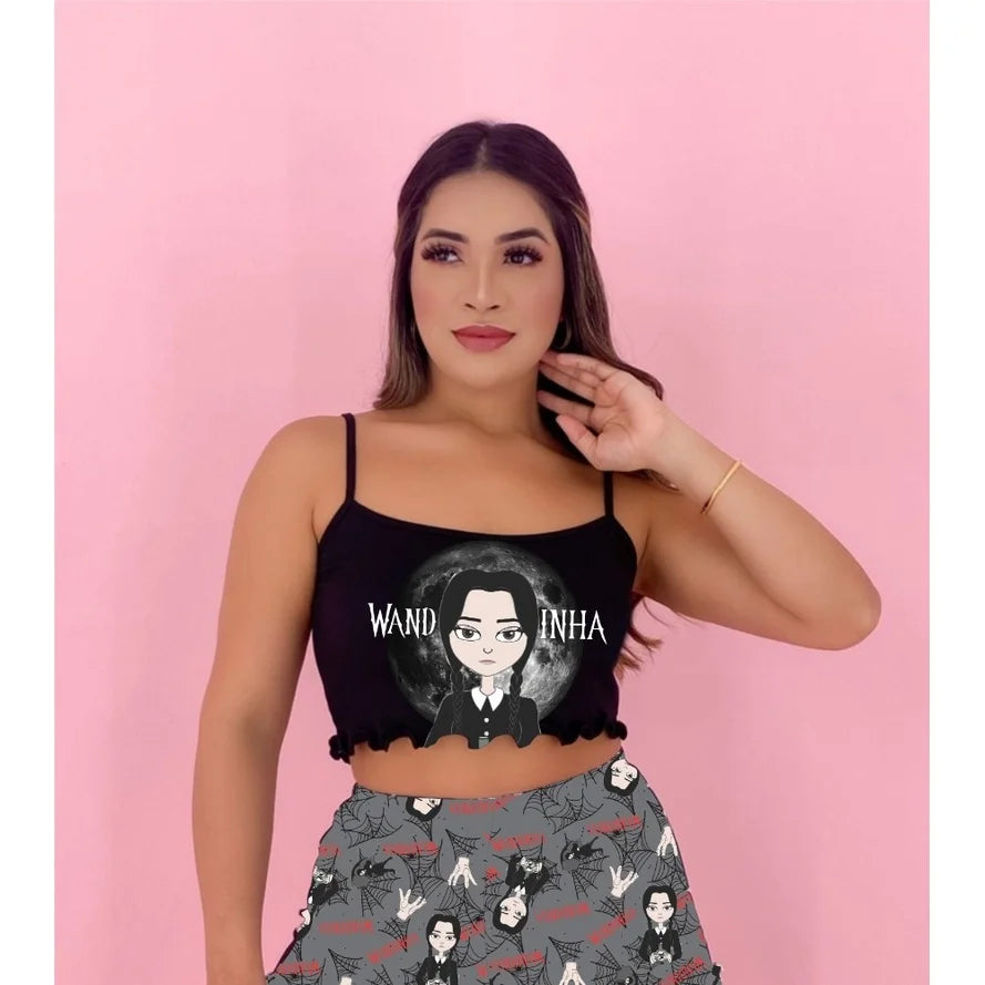 Pijama Temático – Calça Longa com Personagens Regatta, Design Alegre