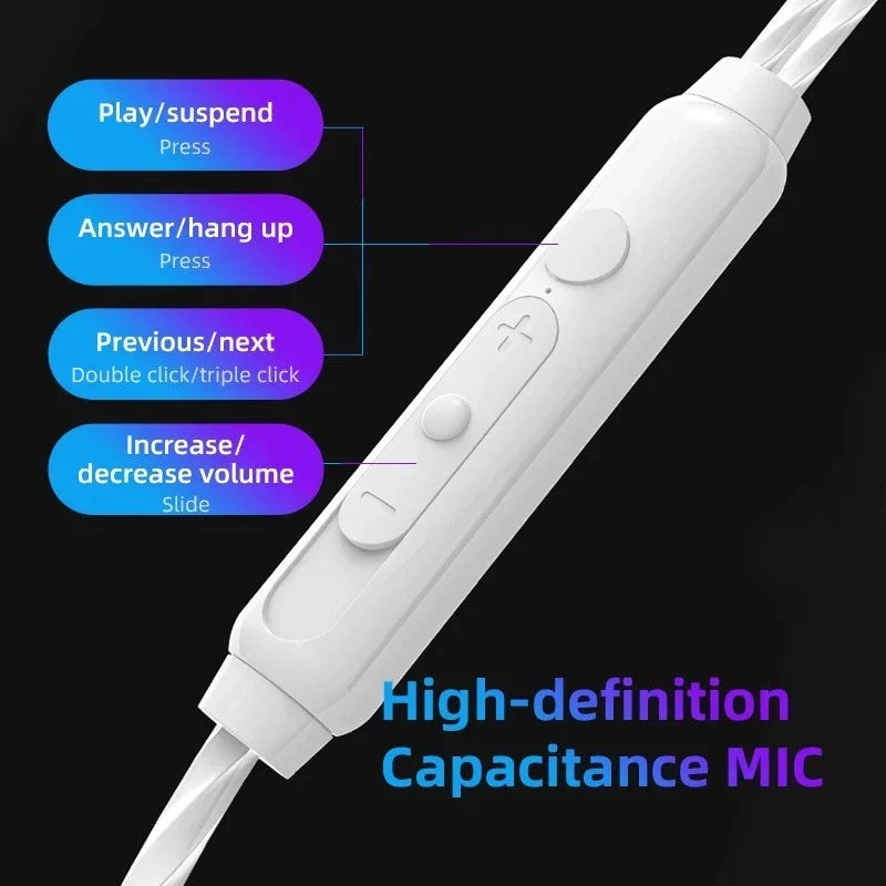 Fone de Ouvido Sem Fio QKZ – Microfone Integrado, Driver Estéreo e Graves Profundos, Ideal para Esportes