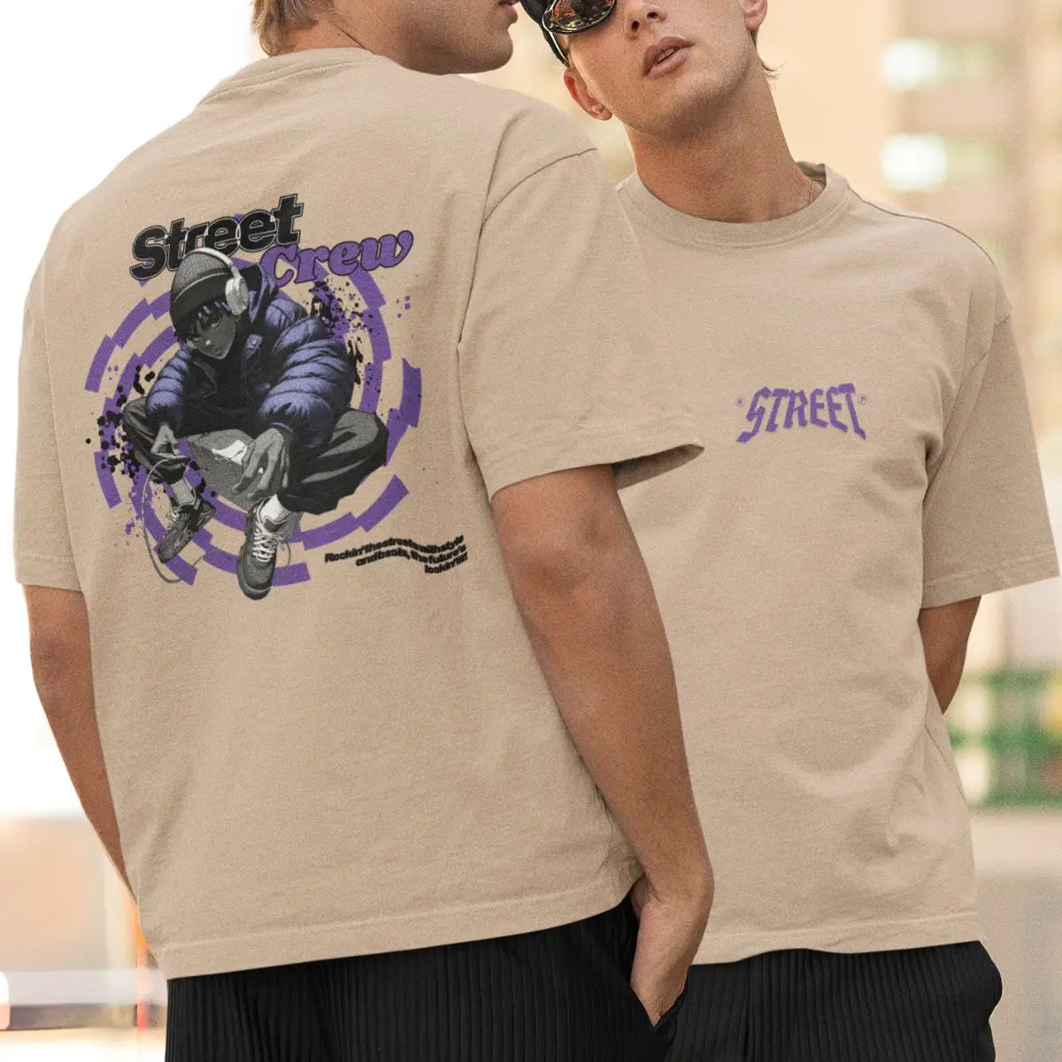 Camiseta Masculina GuGi Básica – Estilo Street, Manga Curta, Algodão Premium 100%