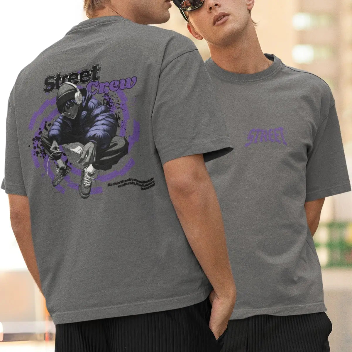 Camiseta Masculina GuGi Básica – Estilo Street, Manga Curta, Algodão Premium 100%