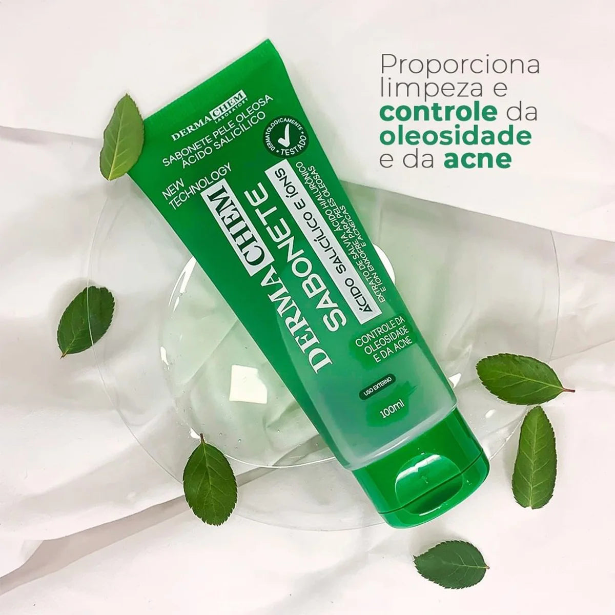abonete Oilskin com Ácido Salicílico – Dermachem, Limpeza Profunda e Controle de Oleosidade