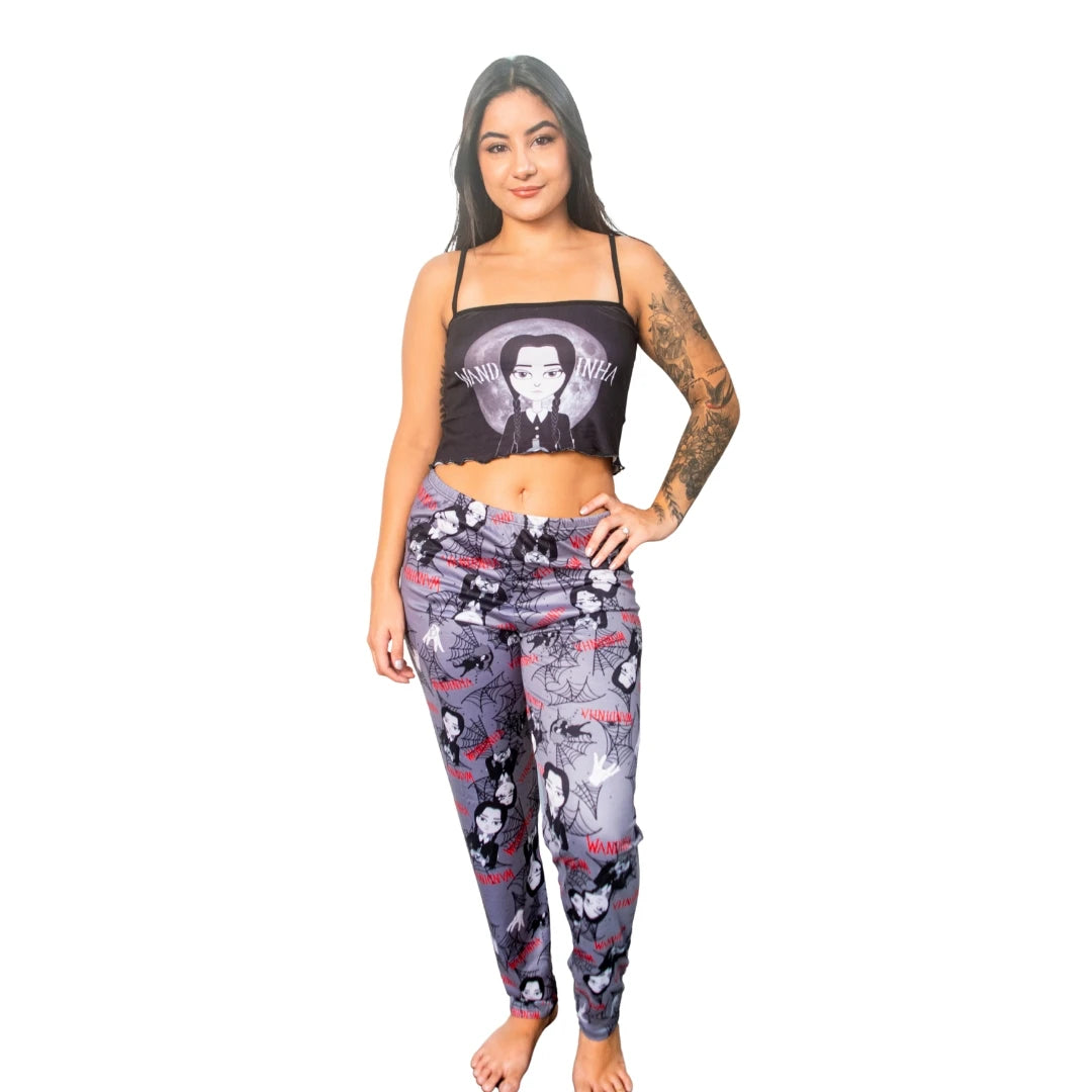 Themed Pajamas Long Pants With Regatta Characters Cheerful Design Sleepwear