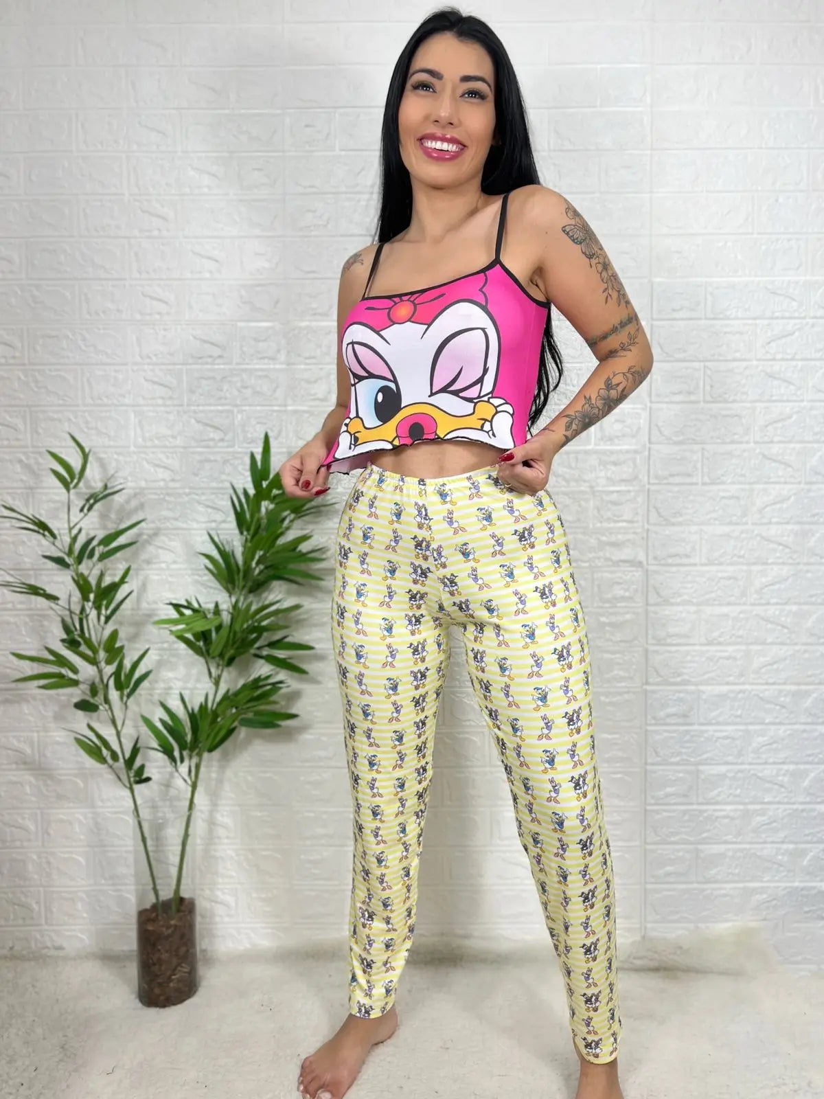 Pijama Temático – Calça Longa com Personagens Regatta, Design Alegre