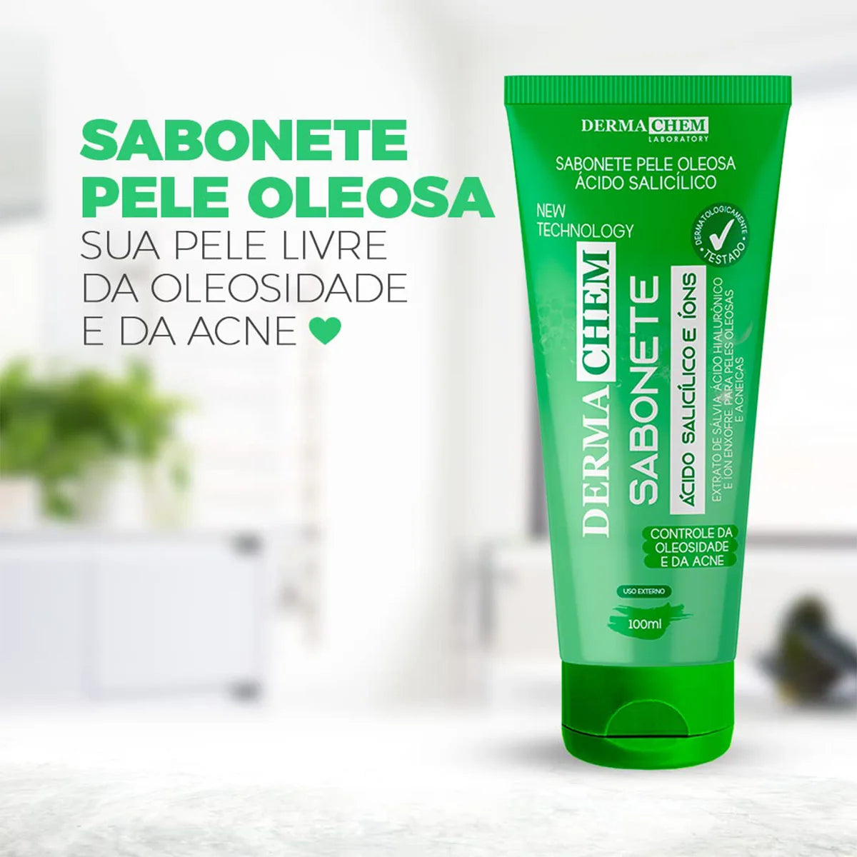 abonete Oilskin com Ácido Salicílico – Dermachem, Limpeza Profunda e Controle de Oleosidade