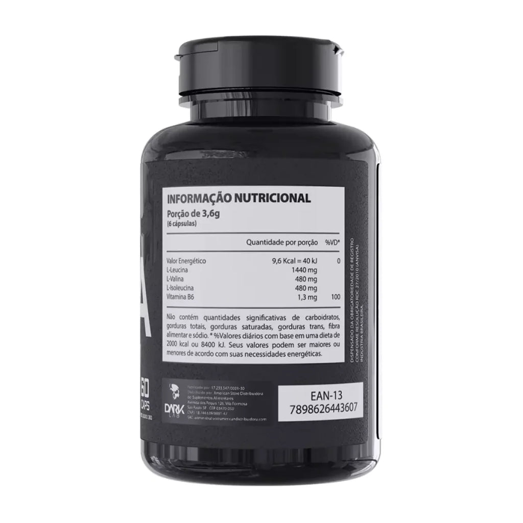 DARK LAB – BCAA 3:1:1, 60 Cápsulas