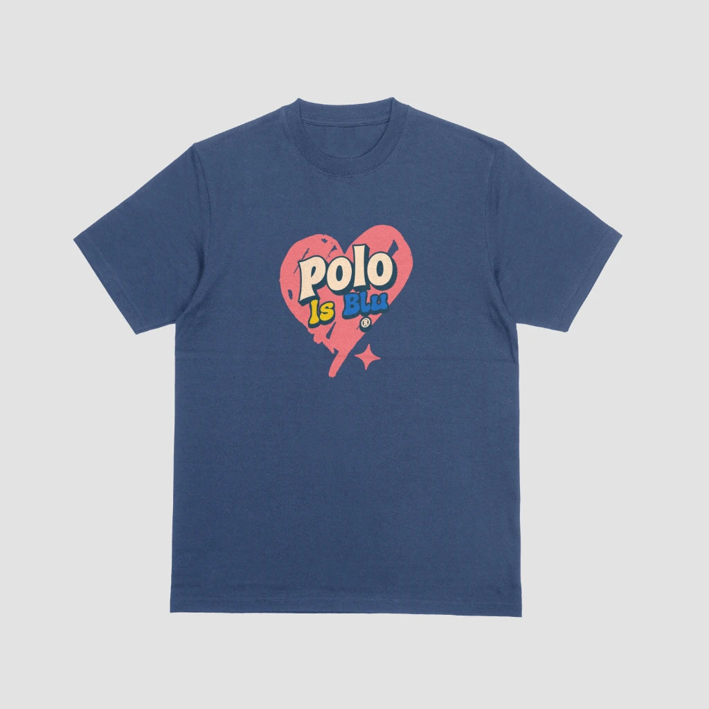 Camiseta Polo Infantil Unissex Blu – Algodão, Tamanhos RN a GG