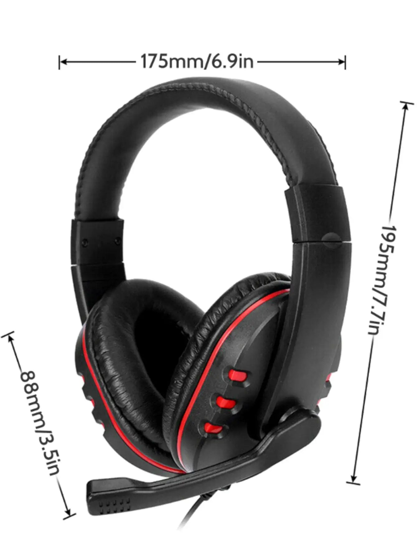 Headset Gamer 7.1 – Microfone Profissional P3 para PC e Celular