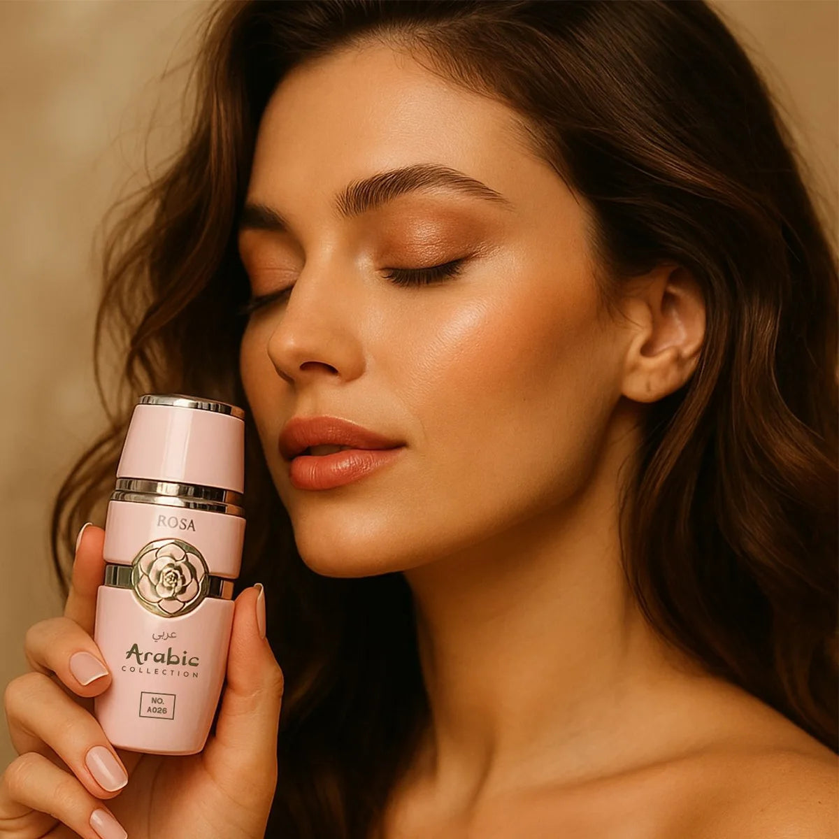 Perfume Feminino Árabe Pink A002 – 25ml, Floral Doce com Baunilha