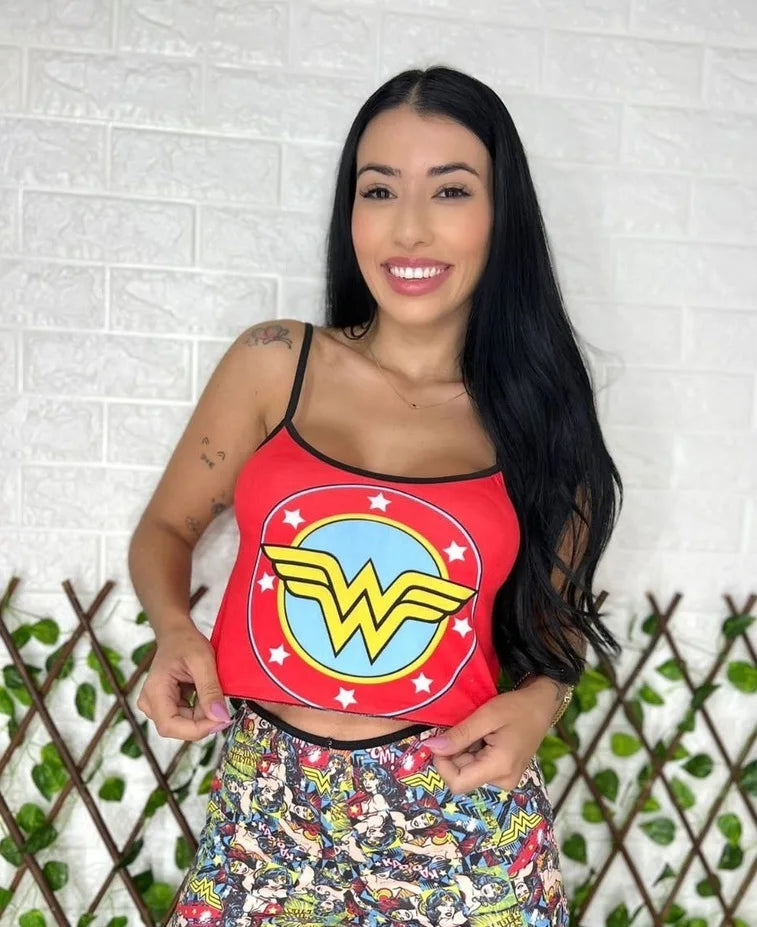 Pijama Temático – Calça Longa com Personagens Regatta, Design Alegre