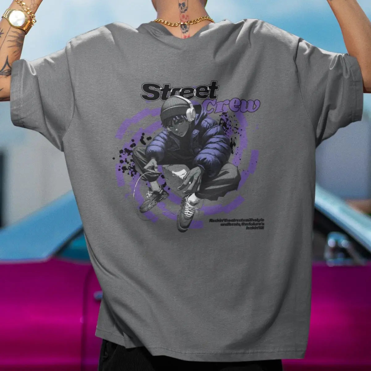 Camiseta Masculina GuGi Básica – Estilo Street, Manga Curta, Algodão Premium 100%