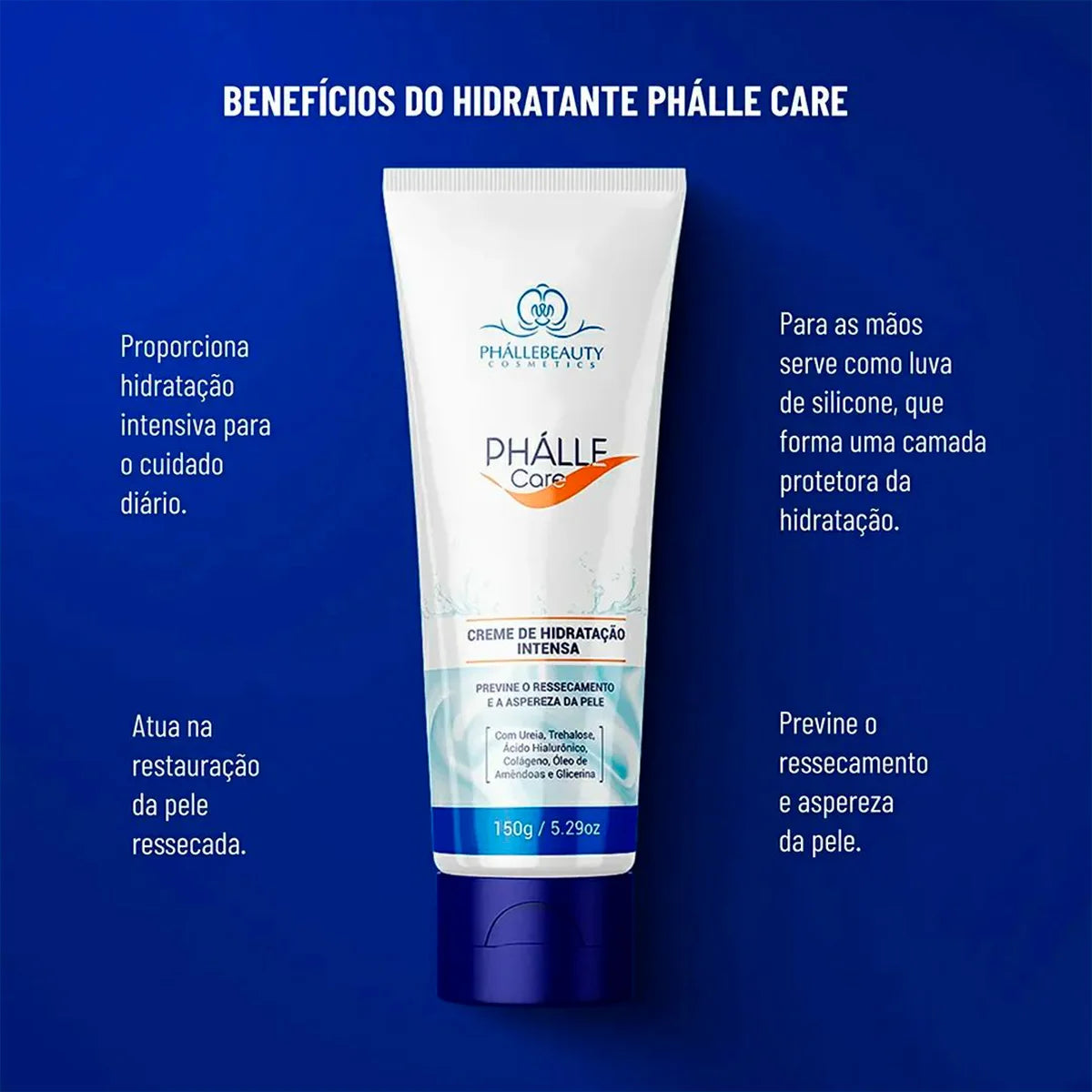 Creme Hidratante Phálle Intense Original 150g – Hidratação Profunda e Cuidado Diário
