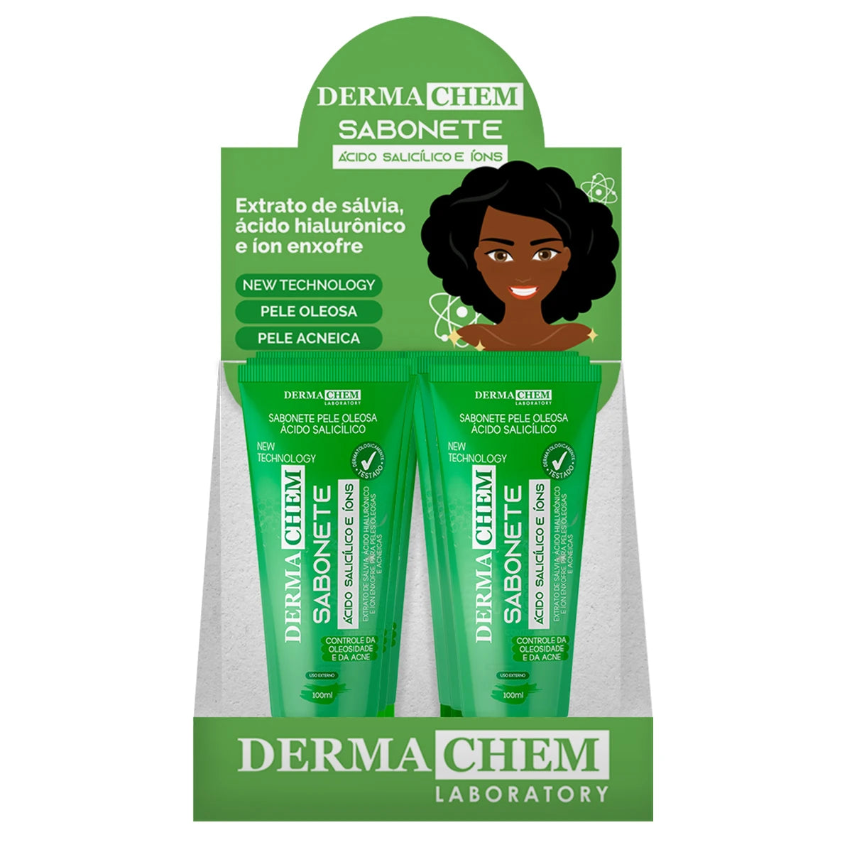 abonete Oilskin com Ácido Salicílico – Dermachem, Limpeza Profunda e Controle de Oleosidade