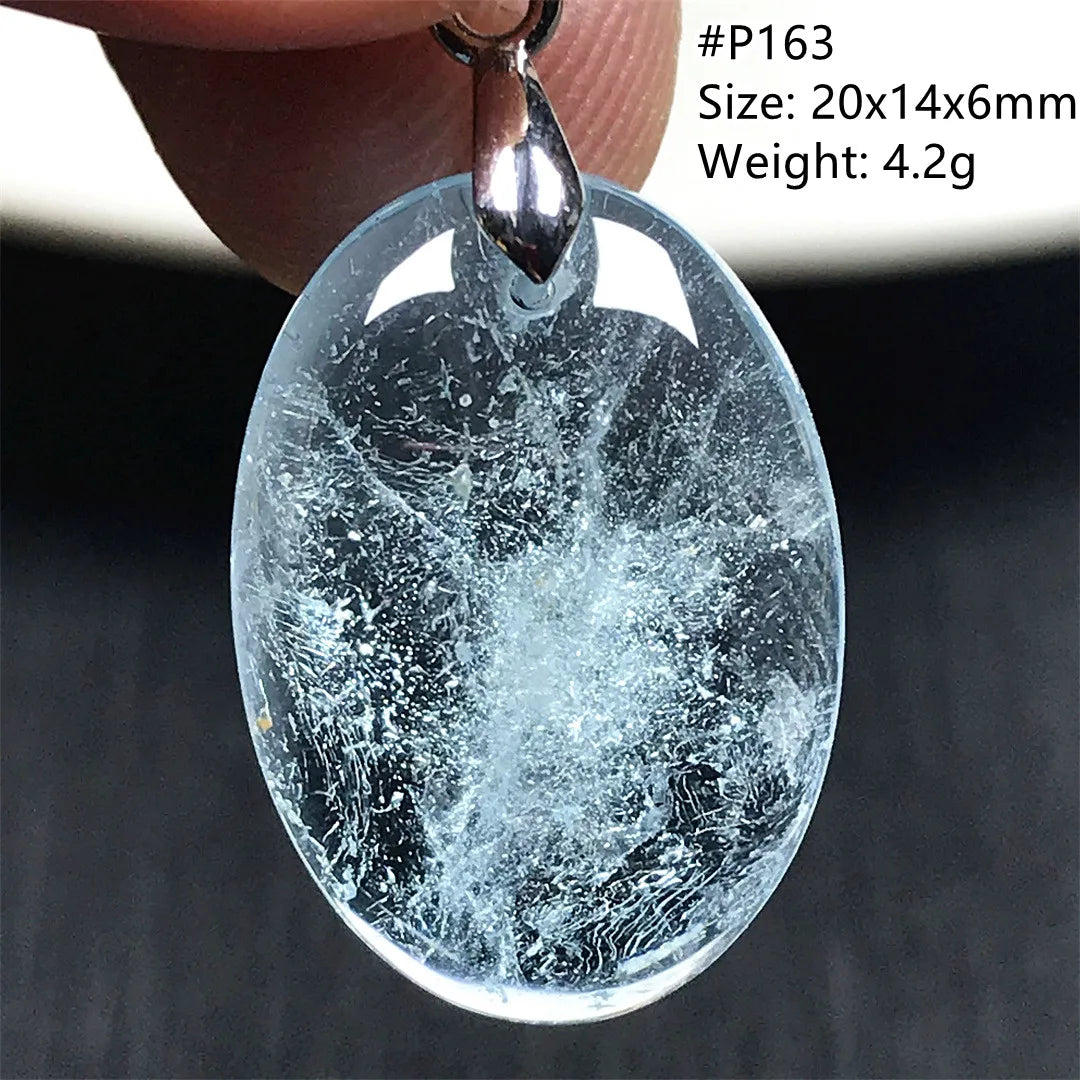 Pingente de Topázio Azul Natural – Pedra de Energia, Sorte e Amor, Joia Feminina e Masculina