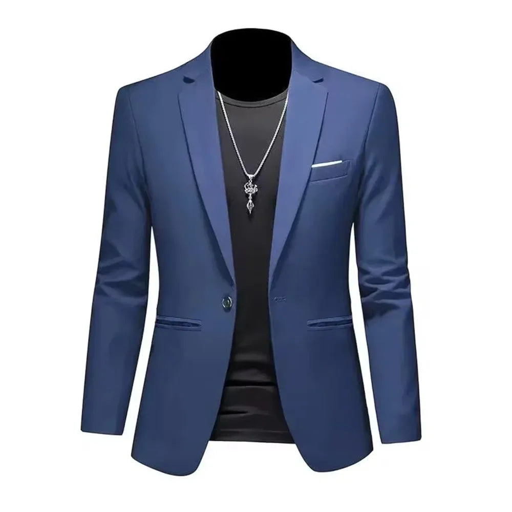 Blazer Masculino Trendy – Casual e Business, Slim Fit, Outono 2025