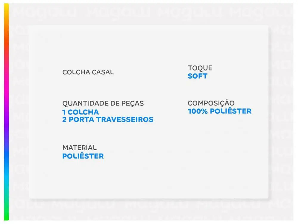 Cobre-Leito Casal Jolitex Ultrassônico Dyuri – Bege Pastel, 3 Peças