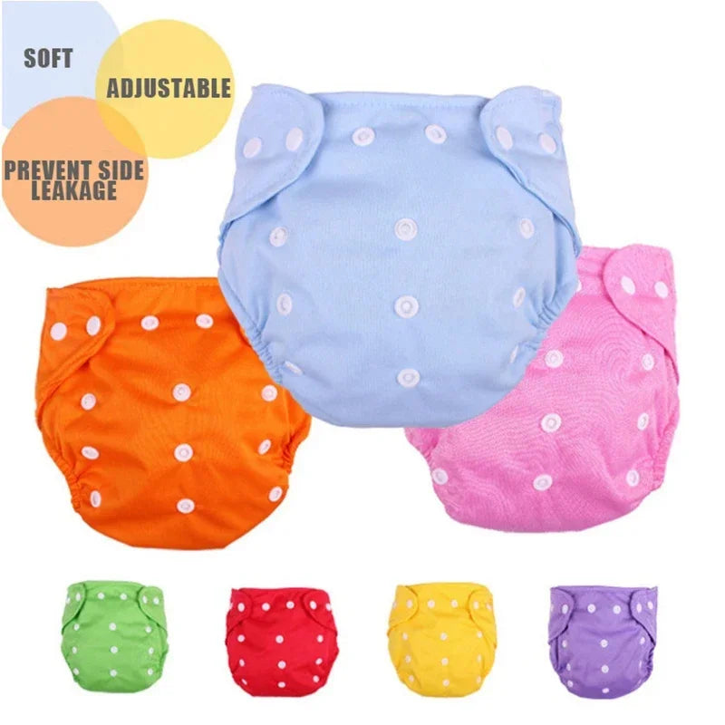 Fralda Treinamento de Bebê com Botões – Cueca de Treinamento Lavável, Respirável e Confortável