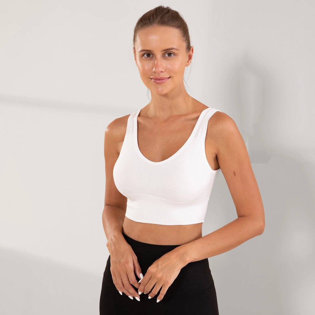 Gym, Women's Fitness Suits, Sports Bras, Women's No Bojo Basico Flat Seamless On The Side Bras, Brazil