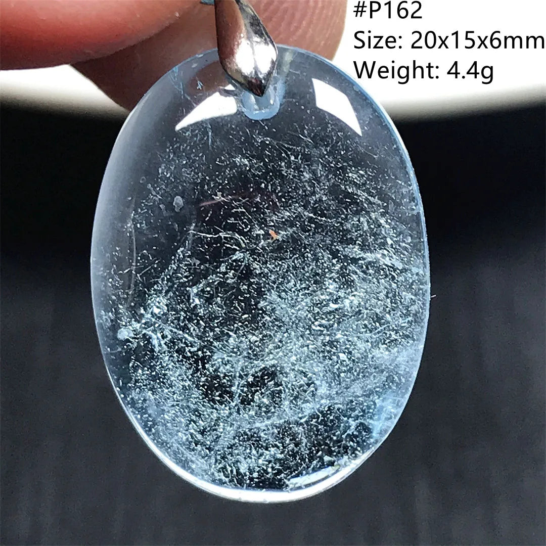 Pingente de Topázio Azul Natural – Pedra de Energia, Sorte e Amor, Joia Feminina e Masculina