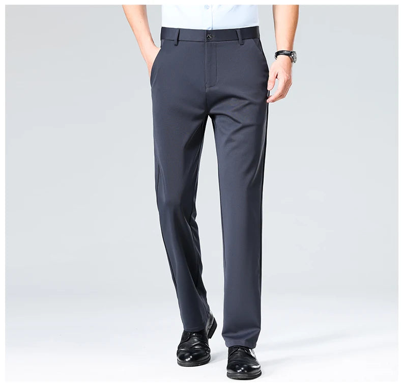 Calça Masculina 2025 – Social, Fina para Verão e Outono, Casual e Executiva