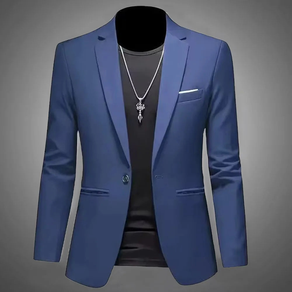 Blazer Masculino Trendy – Casual e Business, Slim Fit, Outono 2025