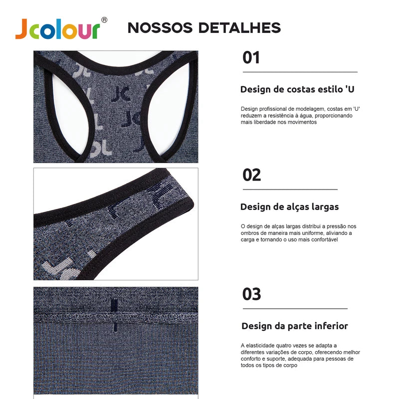 Conjunto Fitness Feminino 2 Peças – Leggings + Top Bra e Shorts