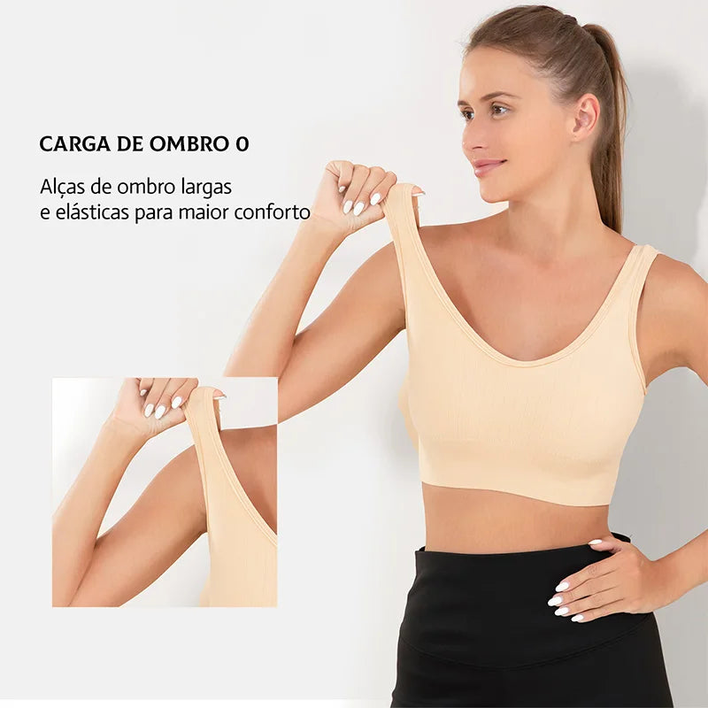 Sutiã Esportivo Feminino – Respirável e Confortável