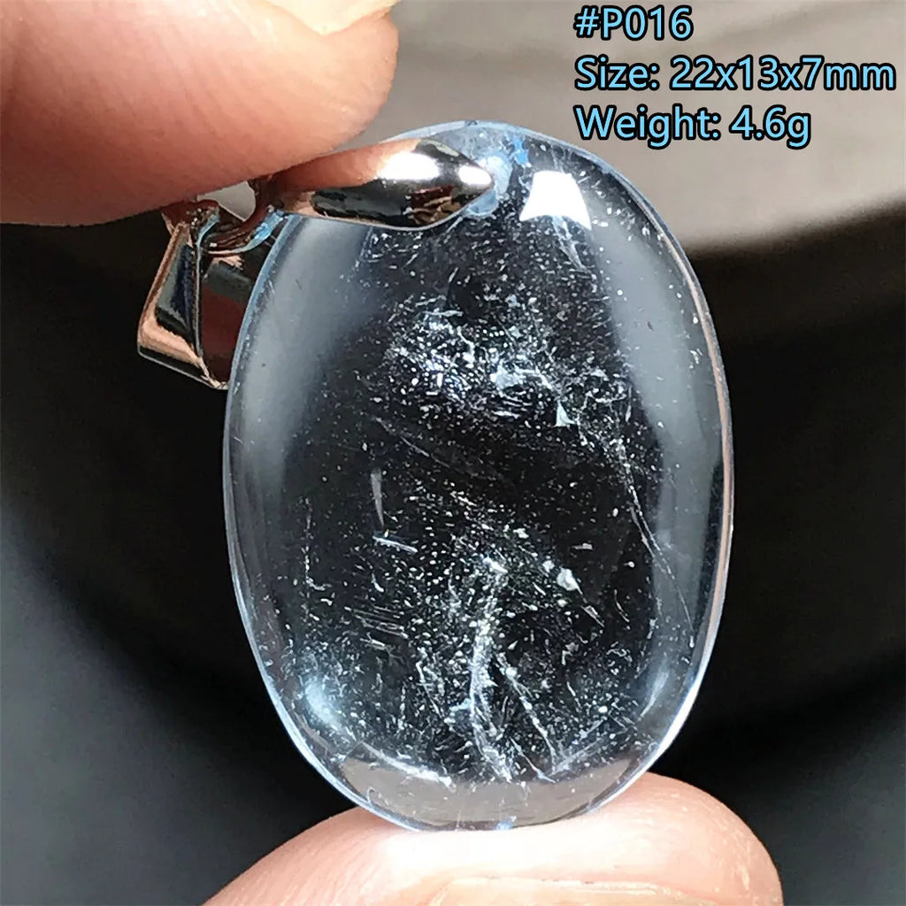 Pingente de Topázio Azul Natural – Pedra de Energia, Sorte e Amor, Joia Feminina e Masculina
