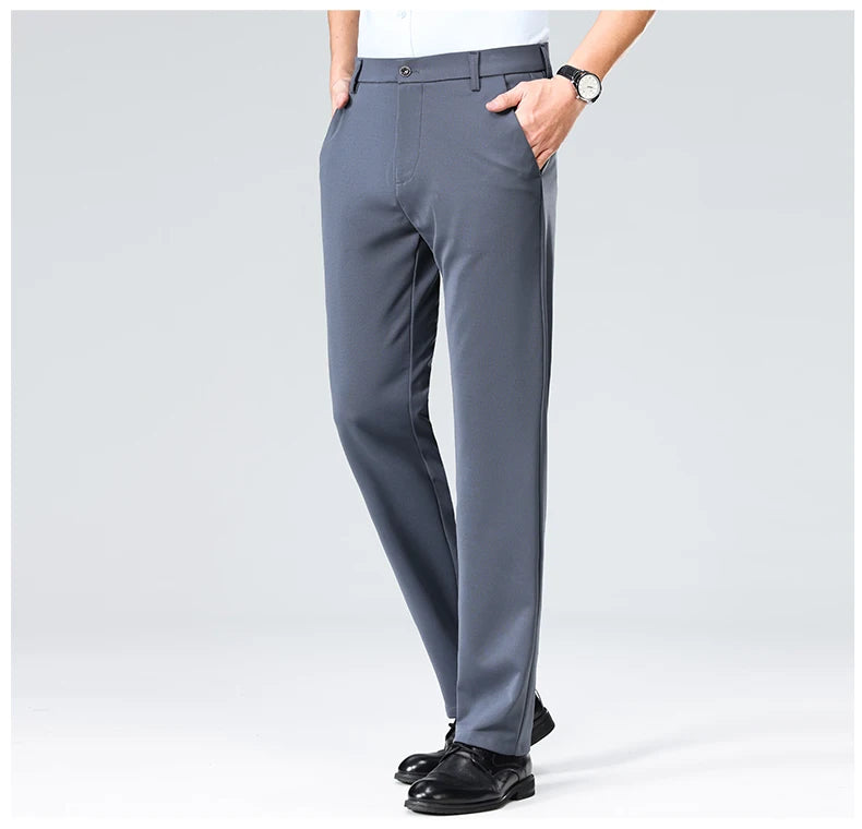 Calça Masculina 2025 – Social, Fina para Verão e Outono, Casual e Executiva