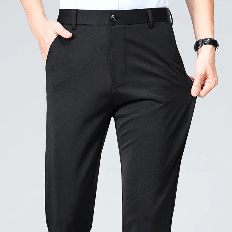 Calça Masculina 2025 – Social, Fina para Verão e Outono, Casual e Executiva