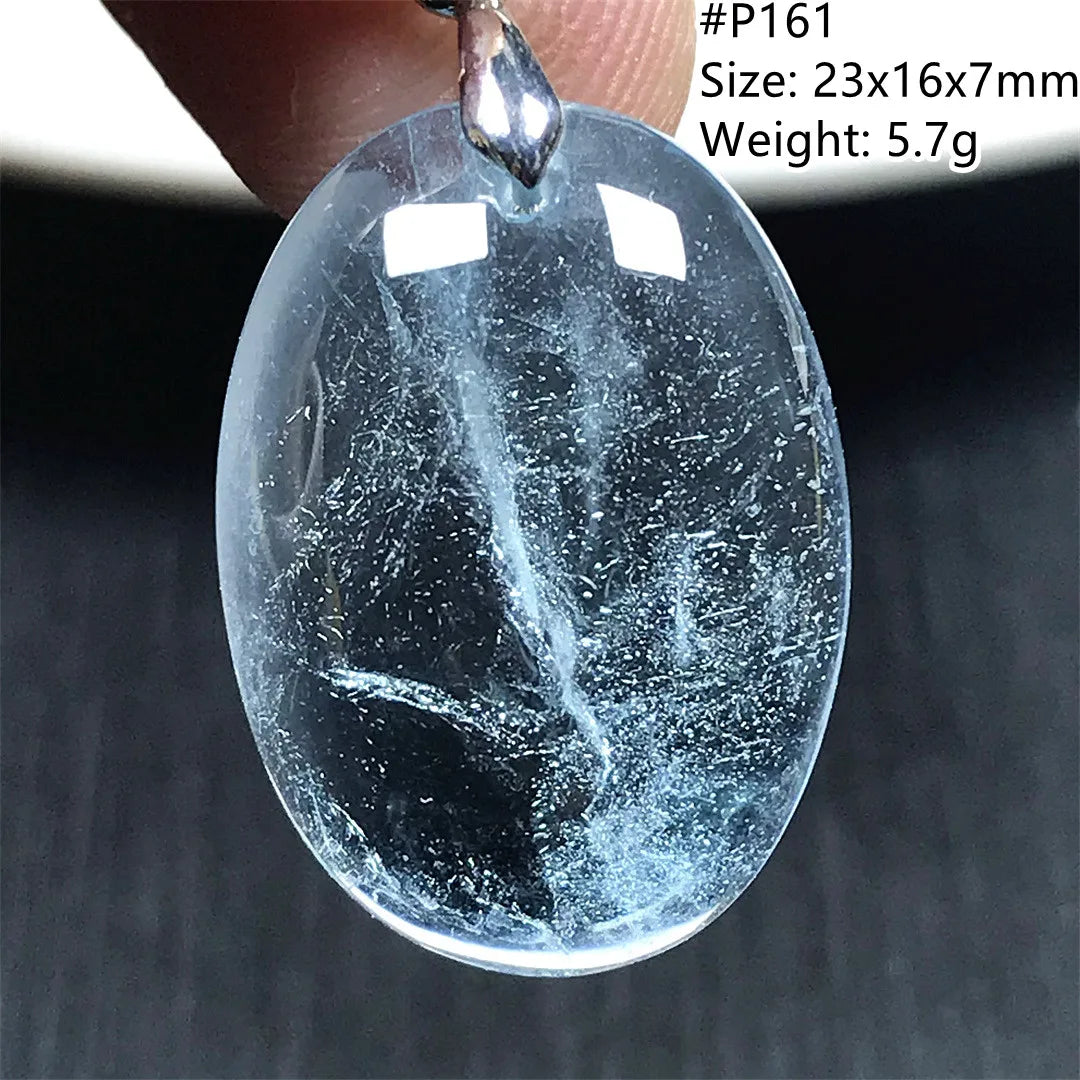 Pingente de Topázio Azul Natural – Pedra de Energia, Sorte e Amor, Joia Feminina e Masculina