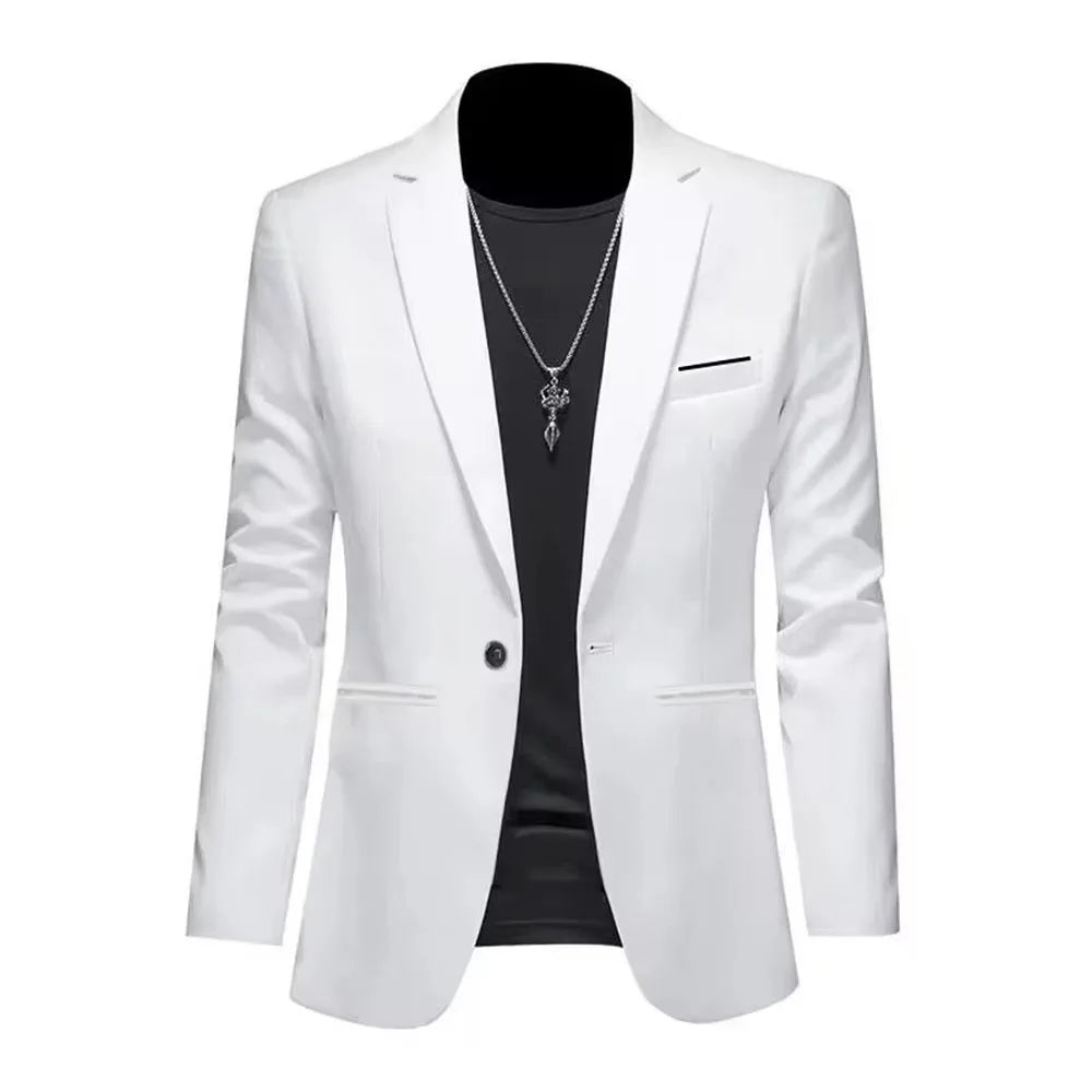 Blazer Masculino Trendy – Casual e Business, Slim Fit, Outono 2025