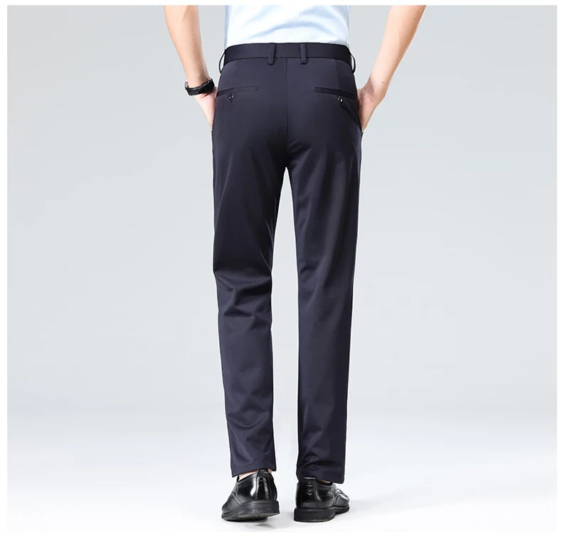 Calça Masculina 2025 – Social, Fina para Verão e Outono, Casual e Executiva