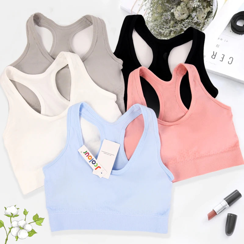 Sutiã Esportivo Feminino – Push Up, Respirável e Antichoque