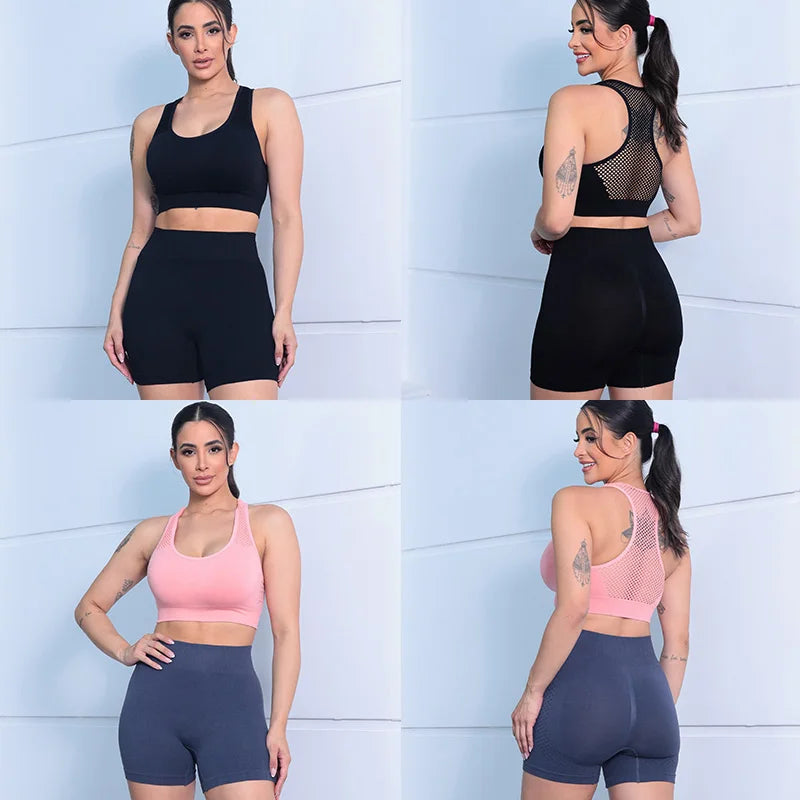 Shorts Feminino Esportivo – Cintura Alta, Levanta Bumbum e Respirável