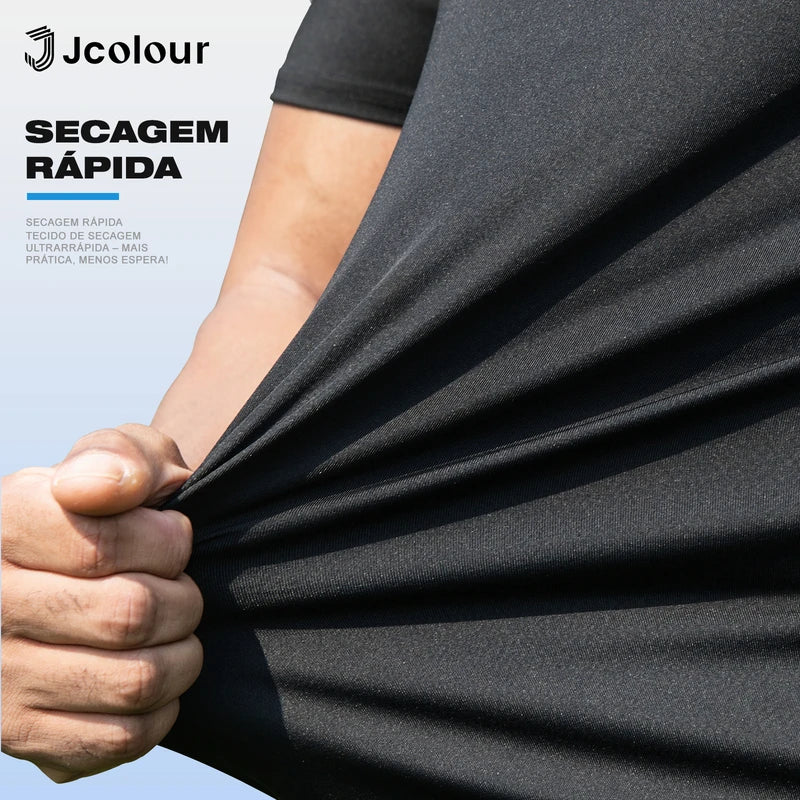 Camiseta Esportiva Masculina – Secagem Rápida, Respirável, Ideal para Corrida e Futebol