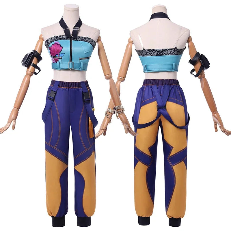 2025 halloween kpop zoey cosplay traje peruca feminino meninas halloween carnaval comic-con festa role play outfits