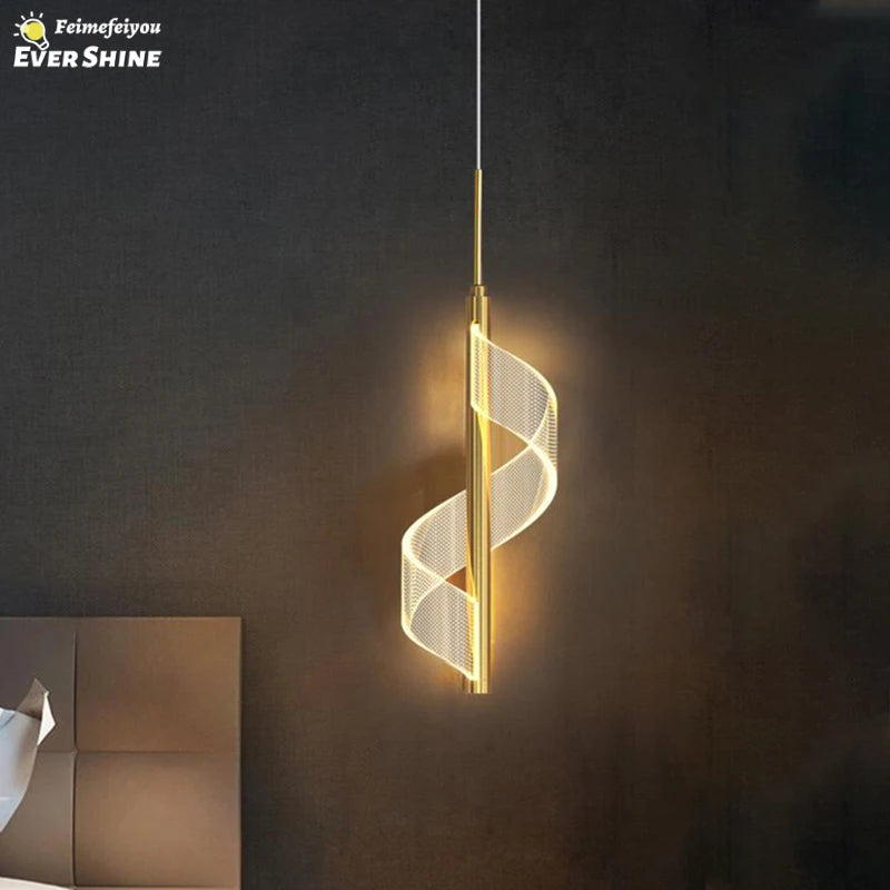 Luminária Pendente LED Nórdica – Iluminação Interna para Sala, Quarto e Mesa de Jantar