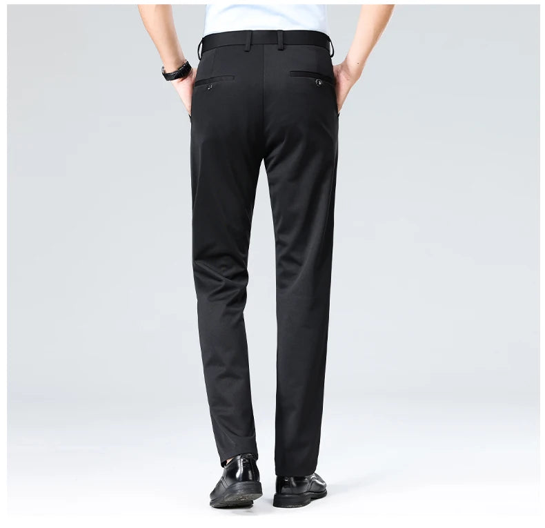 Calça Masculina 2025 – Social, Fina para Verão e Outono, Casual e Executiva
