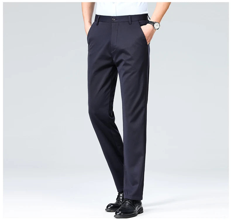 Calça Masculina 2025 – Social, Fina para Verão e Outono, Casual e Executiva