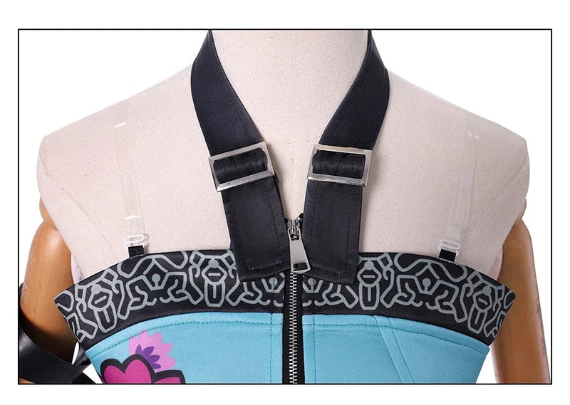 2025 halloween kpop zoey cosplay traje peruca feminino meninas halloween carnaval comic-con festa role play outfits