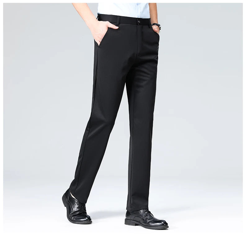 Calça Masculina 2025 – Social, Fina para Verão e Outono, Casual e Executiva