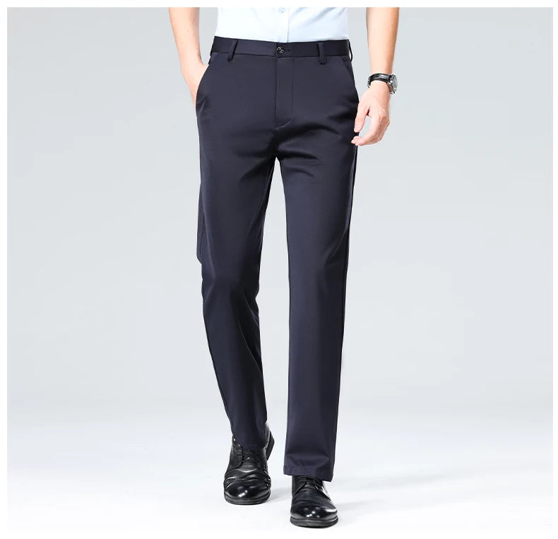 Calça Masculina 2025 – Social, Fina para Verão e Outono, Casual e Executiva