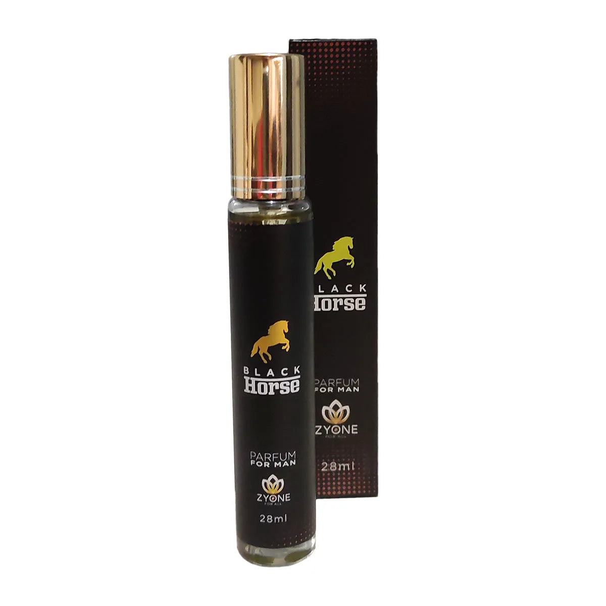 Perfume Masculino Zyone Black Horse 28ML – Eau de Parfum, Alta Fixação e Importado