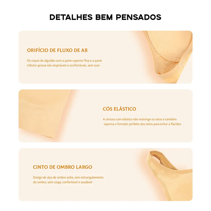 Sutiã Esportivo Feminino – Respirável e Confortável