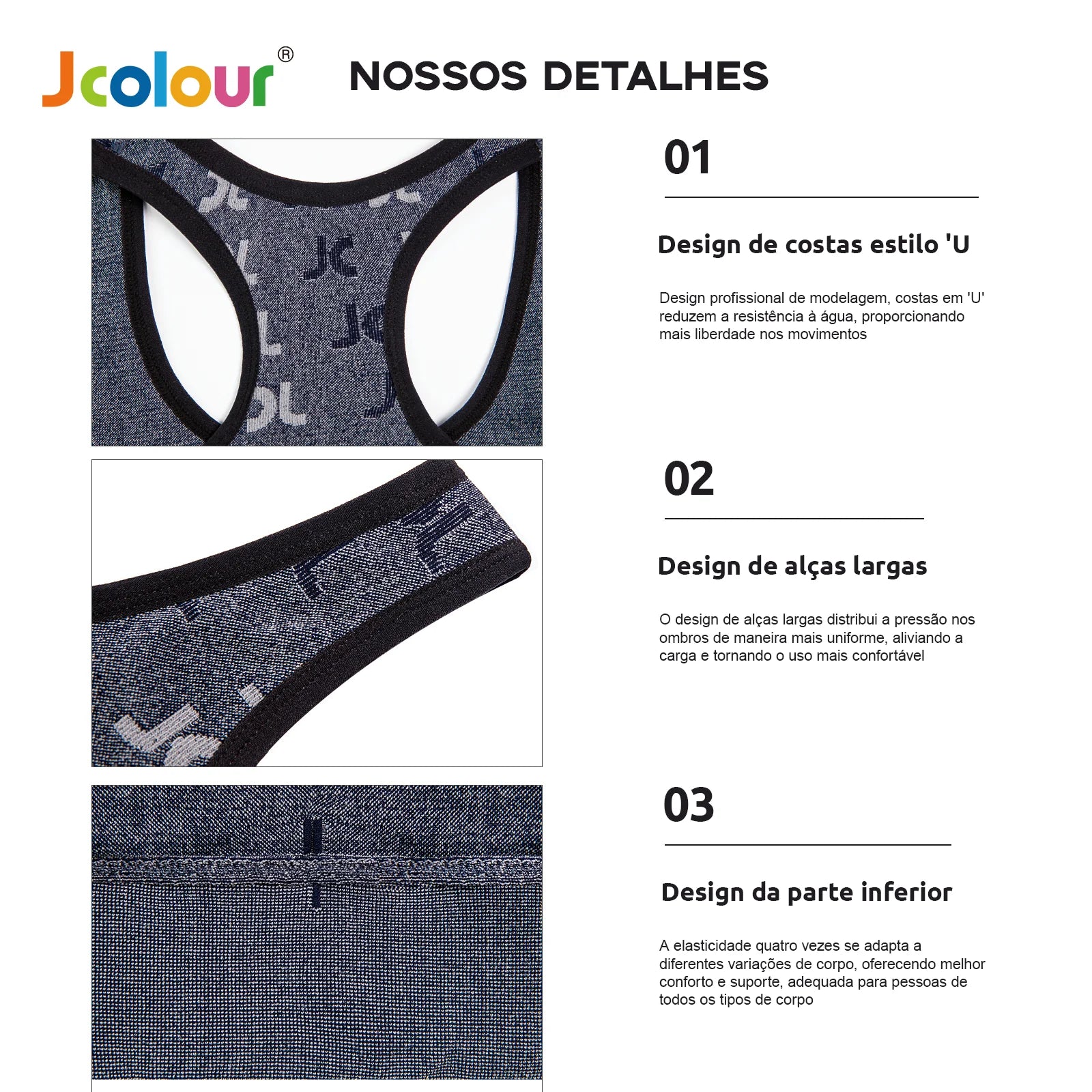 Conjunto Fitness Feminino 2 Peças – Leggings + Top Bra e Shorts
