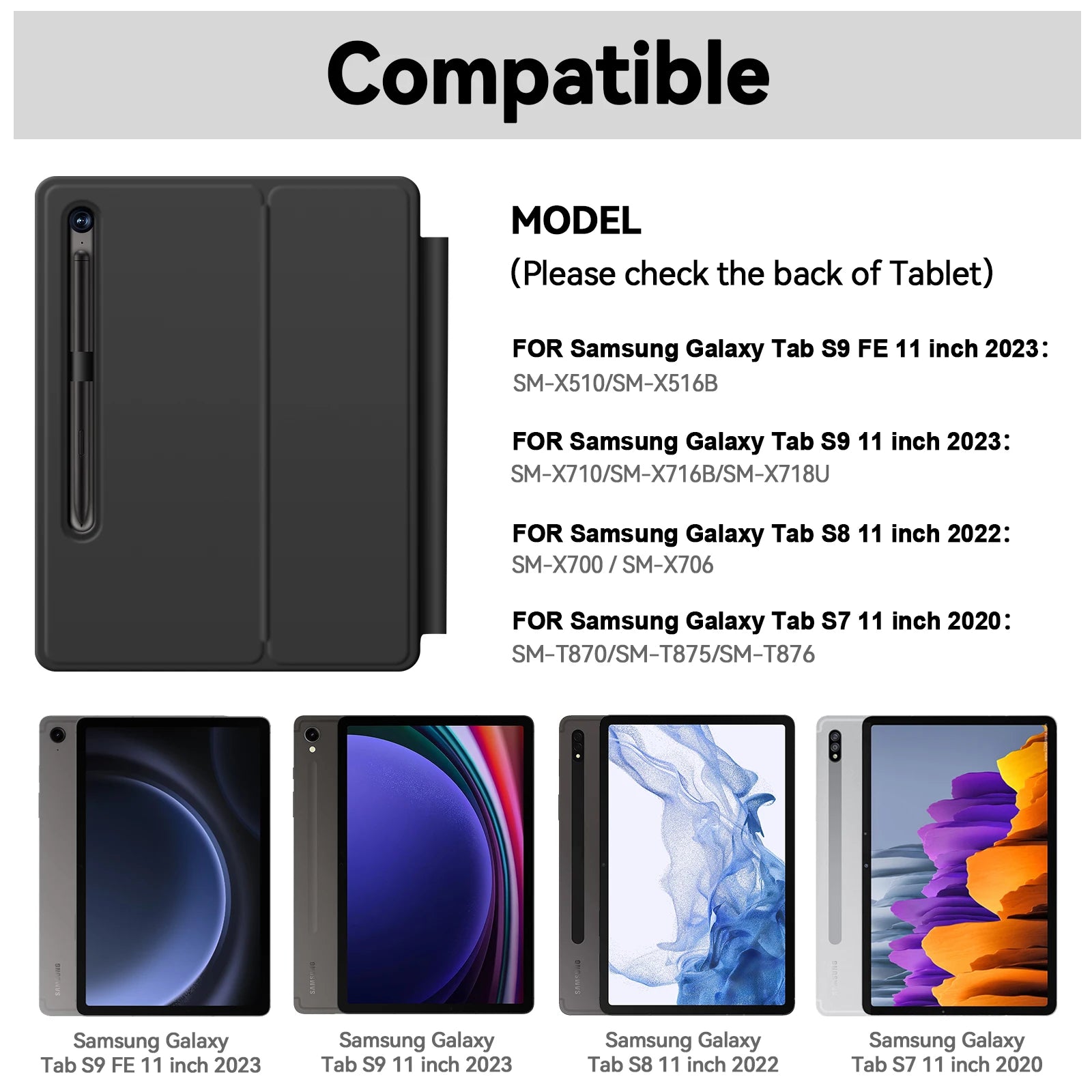 Teclado Mágico Português Bettdow para Samsung Tab S7/S8/S9/S9+ – Suporte Flutuante, Iluminado e Porta-Caneta S